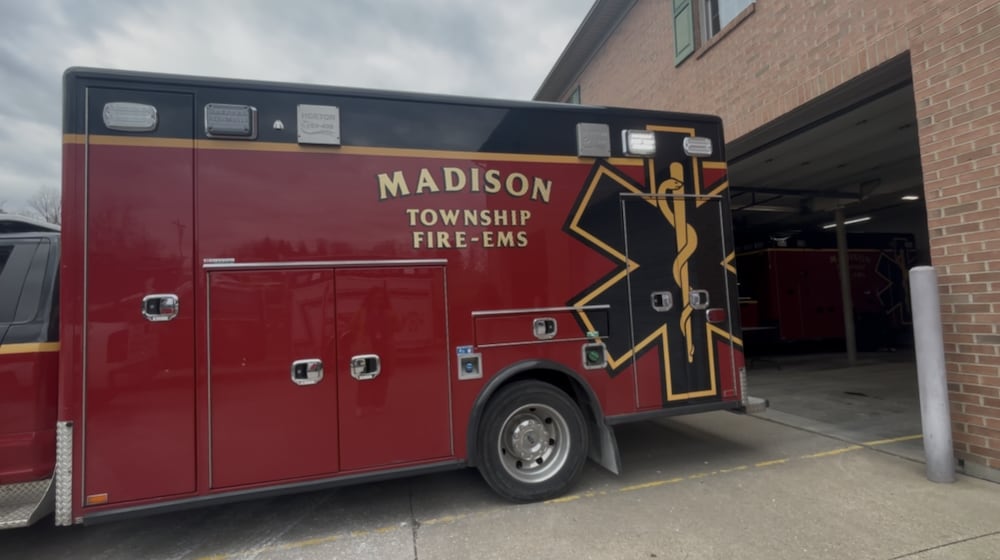 Fire crews from Trenton and Madison, St. Clair and Fairfield Townships responded to a structure fire at Woodsdale Duke Energy Generating Station at 3:35 a.m. Friday, March 27, 2026. BRYN DIPPOLD/STAFF
