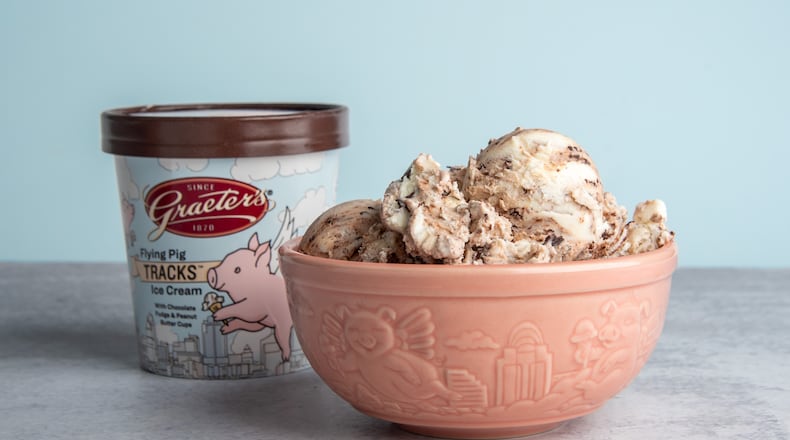 Graeter’s Ice Cream is celebrating the 25th anniversary of the Flying Pig Marathon with the release of a limited edition flavor (CONTRIBUTED PHOTO).