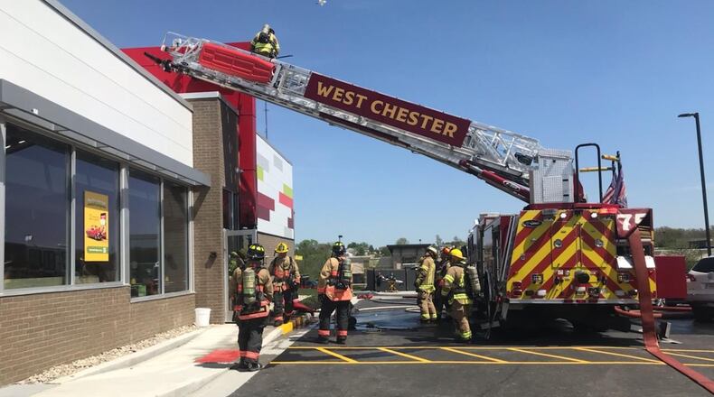 There was a fire April 19, 2023 at Taco John's in West Chester Twp. CONTRIBUTED