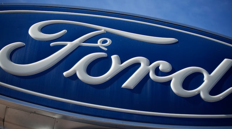 A Ford Motor Company worker was killed after being pinned by machinery at Ford’s Sharonville plant. AP FILE
