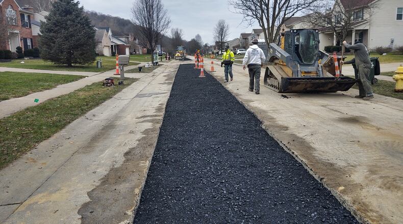 The Rita Mae and Muskopf drives storm sewer project wraps in earnest this week. The contractor began work in the first week of October to put in a roughly 1,700-foot pipe, mostly down Rita Mae. Crews will return later this year to do concrete work at each end of the pipe and to have Rita Mae Drive repaved. PROVIDED