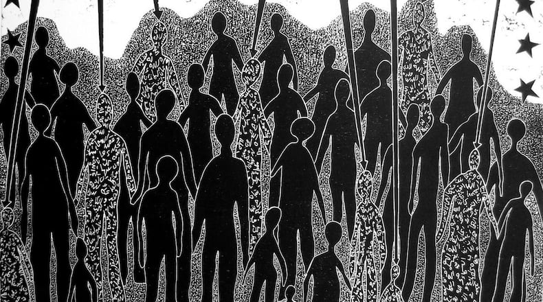 SOS’s “Human Rights: Derechos Humanos” is a traveling exhibition that will be on view at the Fitton Center through March 11, 2022. The exhibition is free and open to the public.