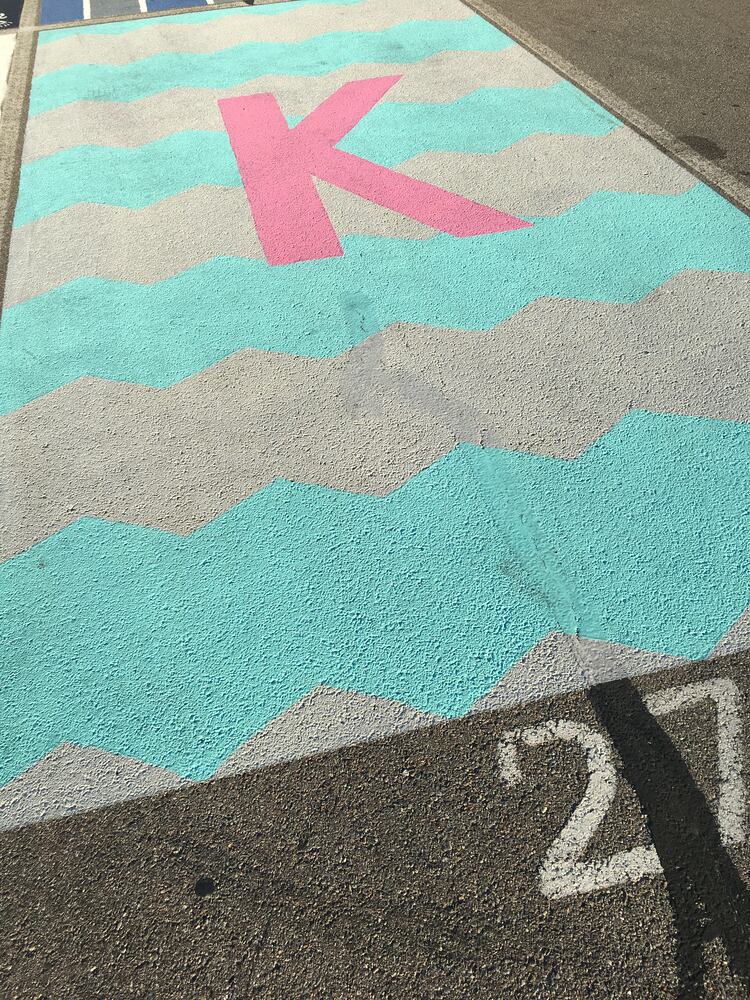 Lakota West senior parking spaces