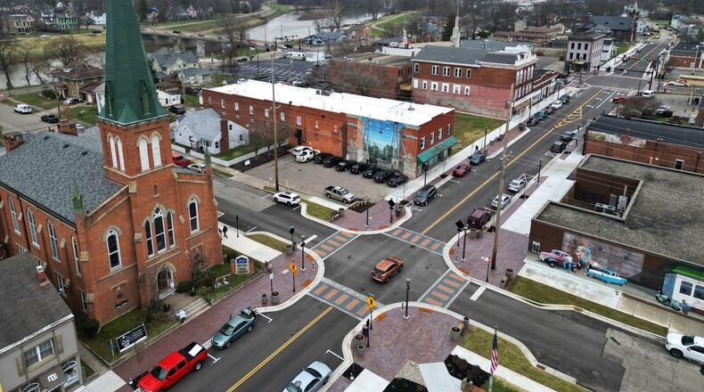 Franklin has finished a $13.4 million Main Street streetscape project. The work included making Main Street a two-way thoroughfare. NICK GRAHAM/STAFF