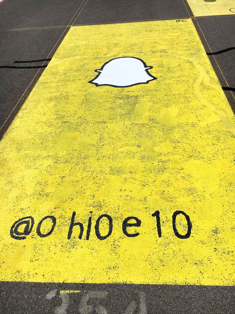 PHOTOS Lakota East seniors paint parking spots