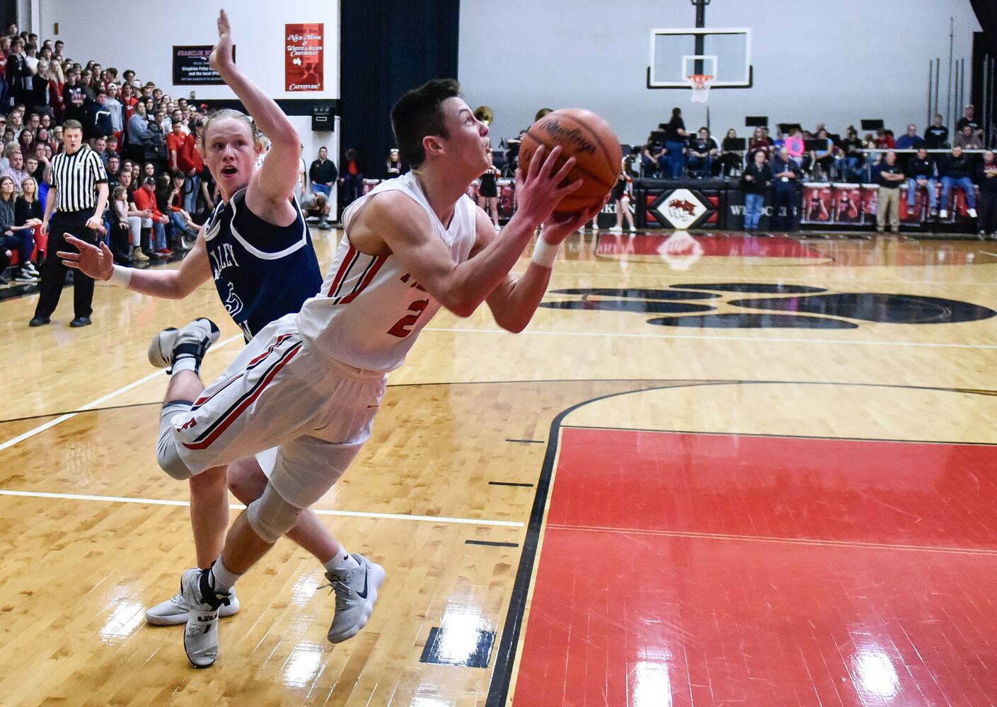Franklin vs Valley View basketball