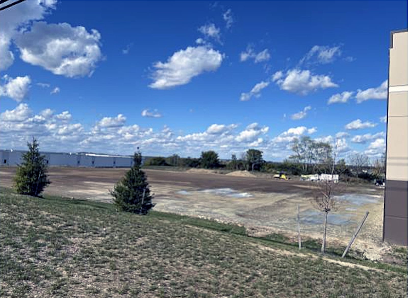 Site work has begun at 3750 Port Union Road where Image Solutions Apparel plans to construct a 50,000 square-foot addition. CONTRIBUTED