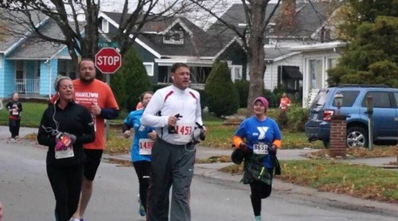 Runners take part in last year’s Thanksgiving 5K to benefit Young Lives. The race raises money for teenage mothers to attend a special summer camp. CONTRIBUTED