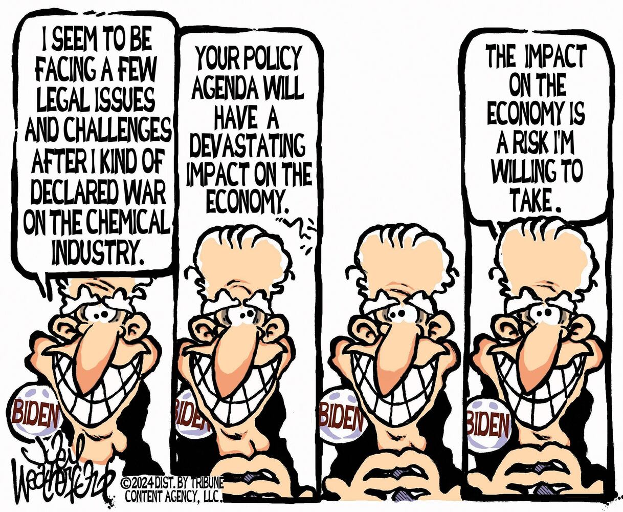 CARTOONS: Joey Weatherford, April 15, 2024