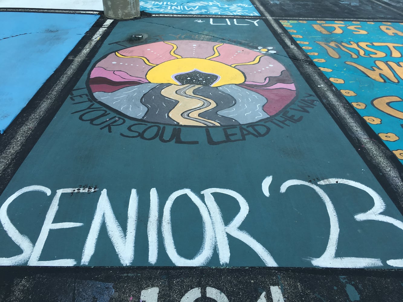 Ross senior parking lot spaces