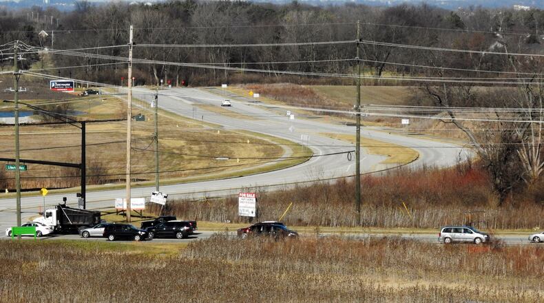 TriHealth is one of the businesses planned on a section of property on the northeast corner of Liberty Way and Cox Road in West Chester Township. NICK GRAHAM/STAFF