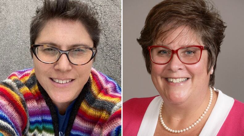 Shana Rosenberg, owner of Thread Up Oxford, and Nancy Parkinson, a nutritionist, have earned the 2022 Oxford Citizen of the Year award. CONTRIBUTED