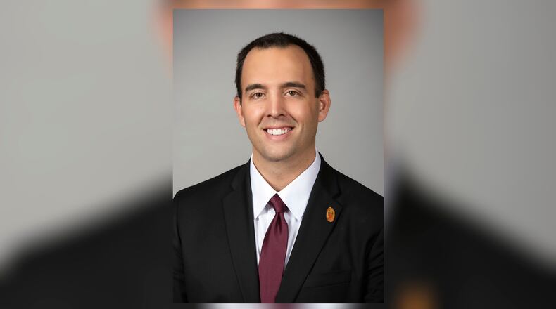 State Representative Adam Mathews is serving his first term in the Ohio House of Representatives. He represents the 56th Ohio House District, which encompasses southwest and central Warren County including Lebanon, South Lebanon, and Mason.