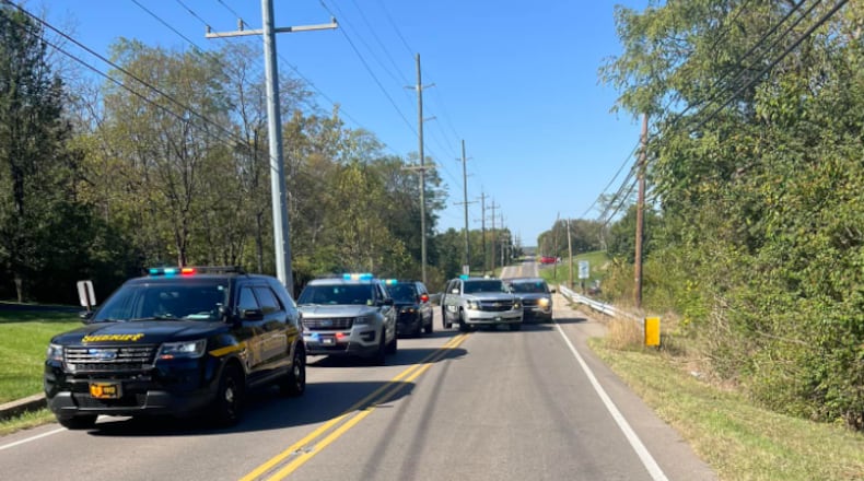 A fatal Ross Twp. crash that happened Wednesday morning led to officials closing off the 2000 block of Ross Hanover Road to investigate. CONTRIBUTED/ROSS POLICE