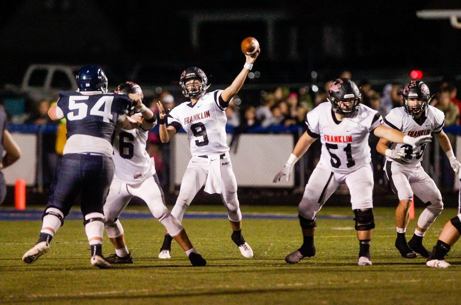 Franklin football beats Valley View Friday, Oct. 11