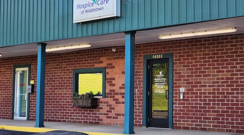 Hospice Care of Middletown recently received a Hospice Honors Elite award recognizing it for the high scores it consistently receives on caregiver surveys, NICK GRAHAM/STAFF