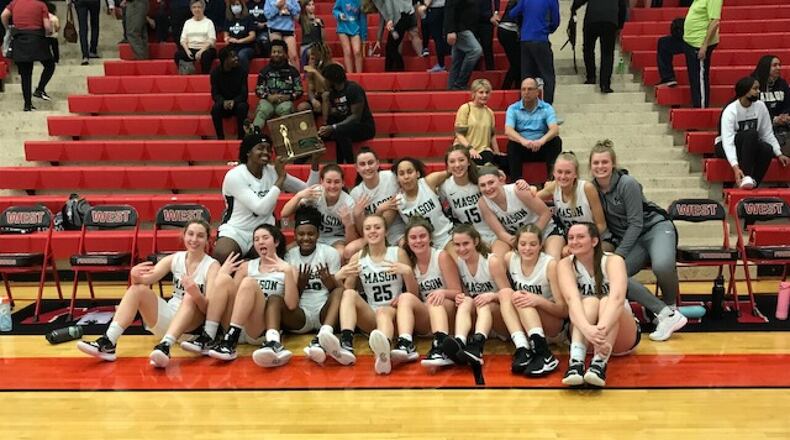 The Mason girls basketball team beat Mount Notre Dame on Saturday night to advance to the Division I state semifinals. Mike Dyer/WCPO.com