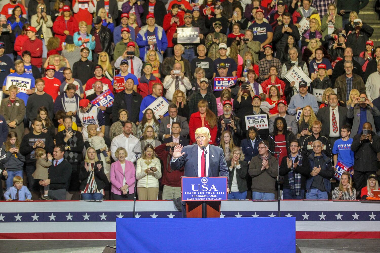 PHOTOS President Trump's past visits to the region.