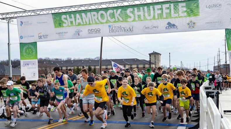 The annual Shamrock Shuffle race and fundraiser will be held March 14 at the MidPointe Library’s West Chester Twp. branch. CONTRIBUTED