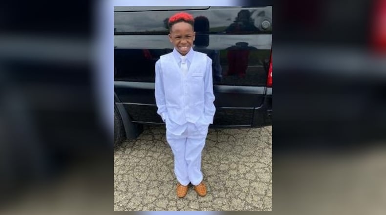 Chance Gilbert, 8, a third-grader in Hamilton, was shot and killed this month in Cincinnati. SUBMITTED PHOTO