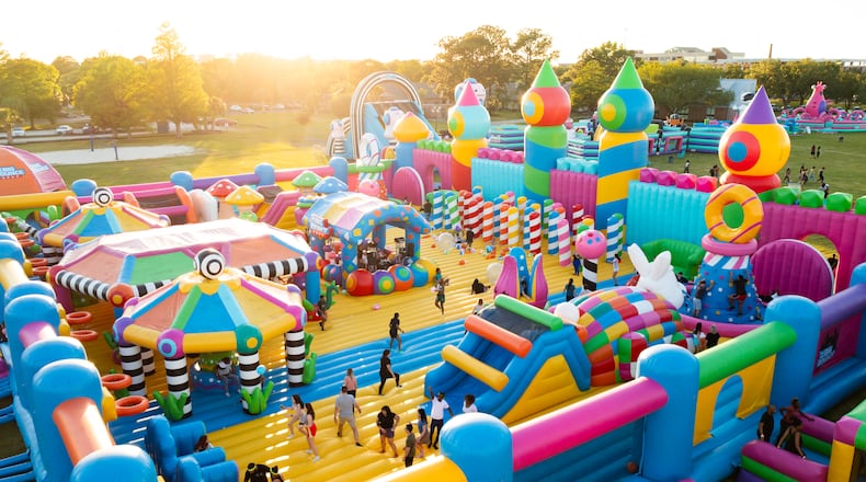 Inflatable attraction "The Big Bounce America" is coming to Dayton. CONTRIBUTED