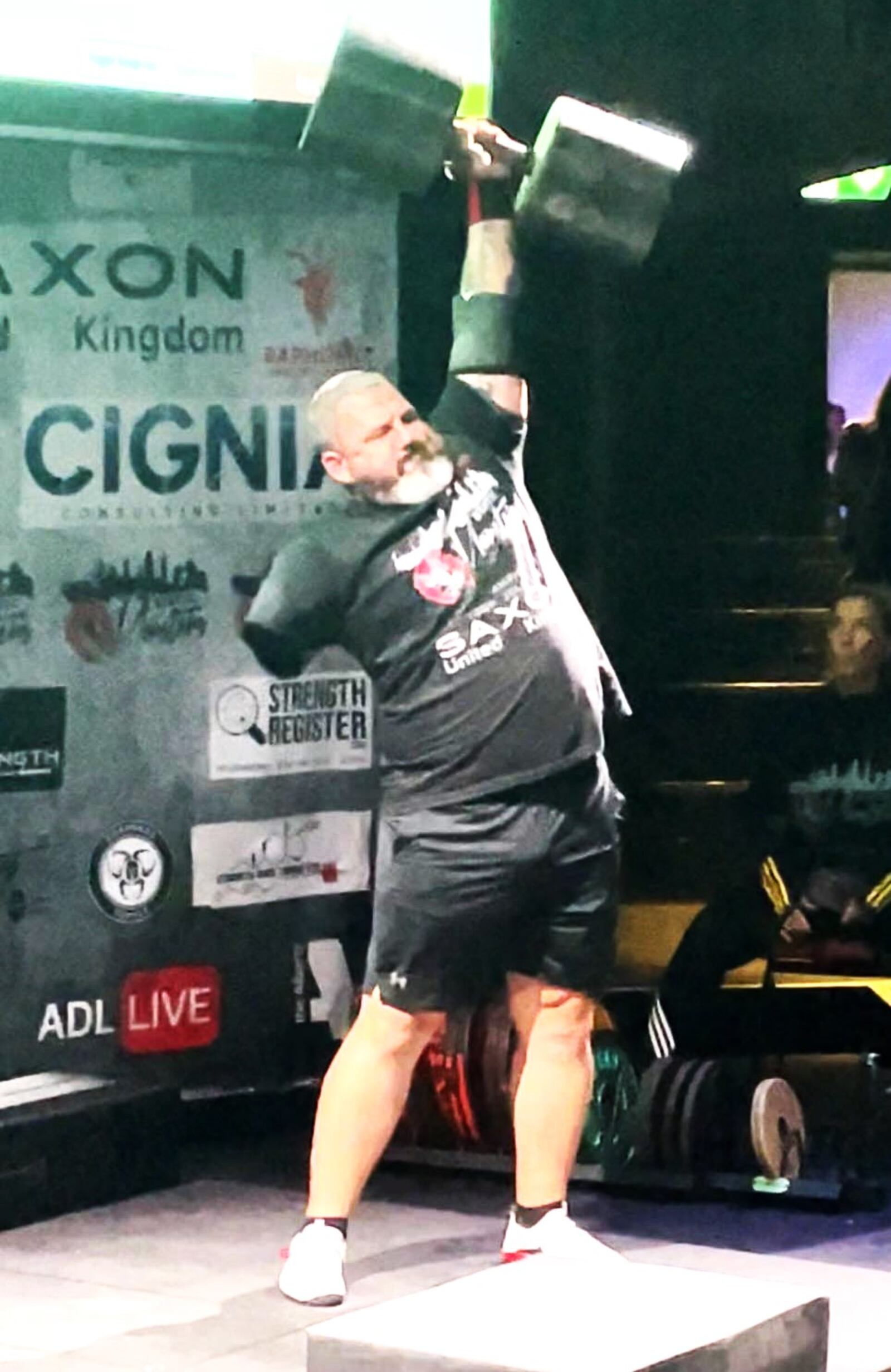 Mike Diehl, 42, of Middletown, recently brought home international gold in a strongman competition with a top finish in a London contest of strength. CONTRIBUTED