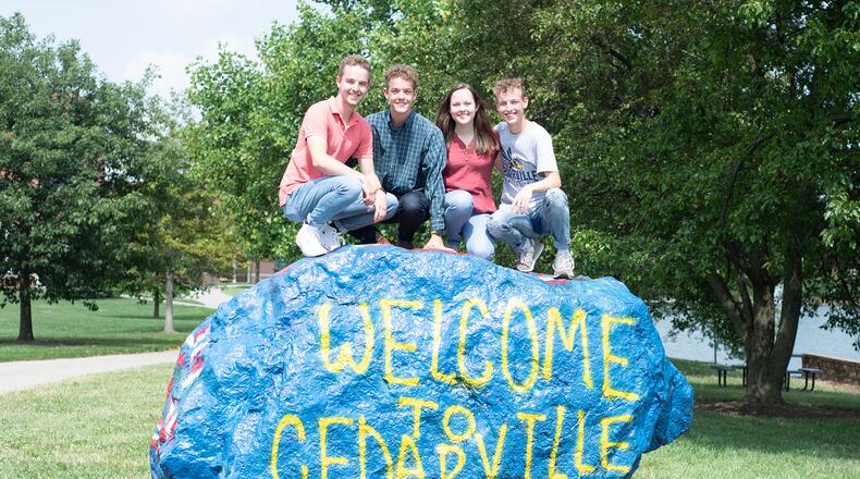 Three of the four Clark quadruplets will attend Cedarville University this fall.