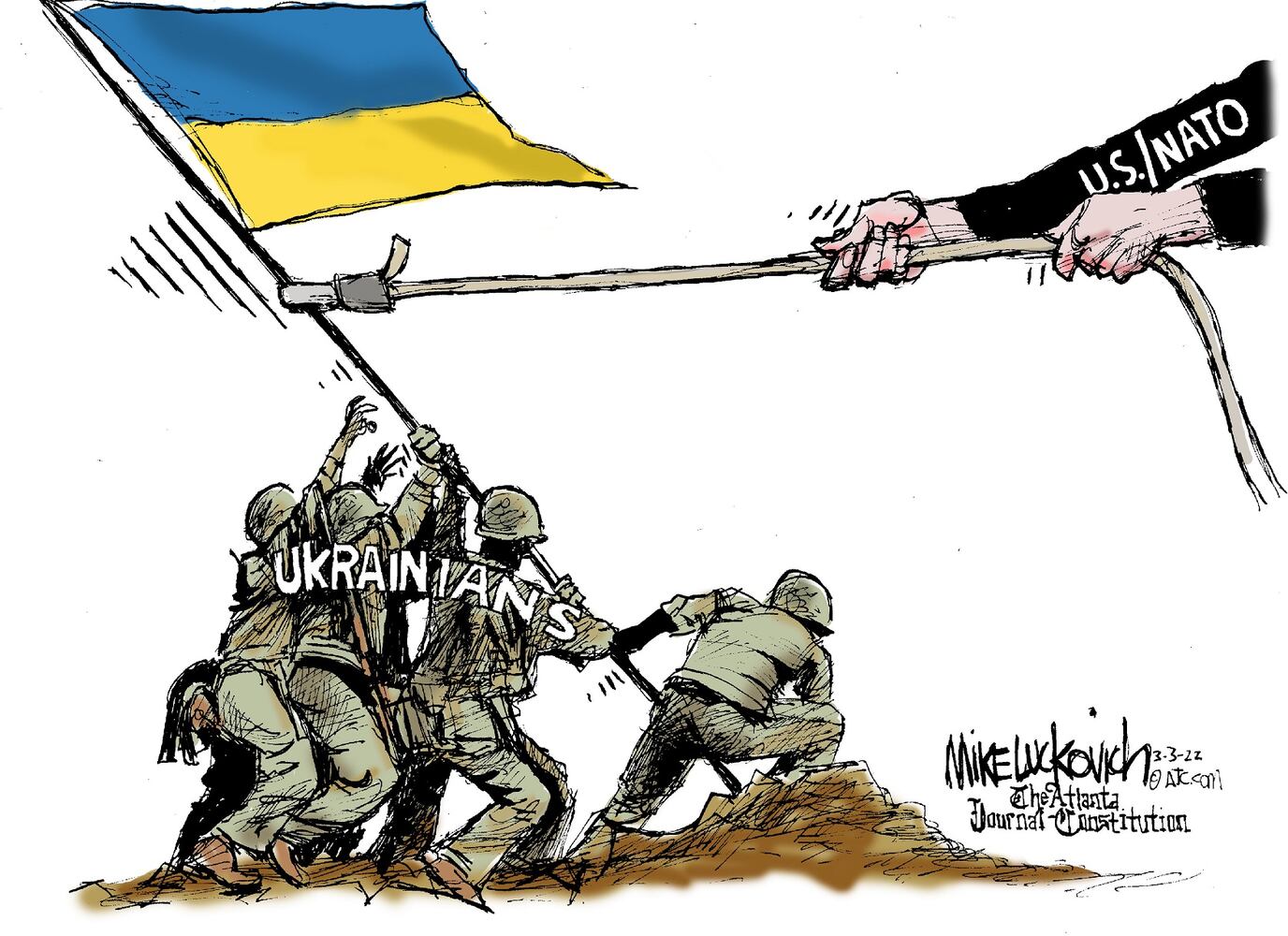 WEEK IN CARTOONS: Ukraine, Putin, baseball lockout and more