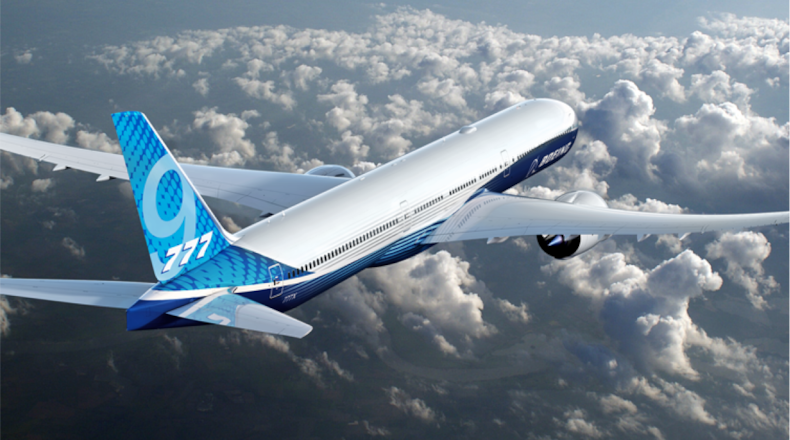 GE Aerospace says its GE9X engine is the largest and most powerful commercial aircraft engine ever built, designed specifically for the twin-engine Boeing 777X family. GE photo.