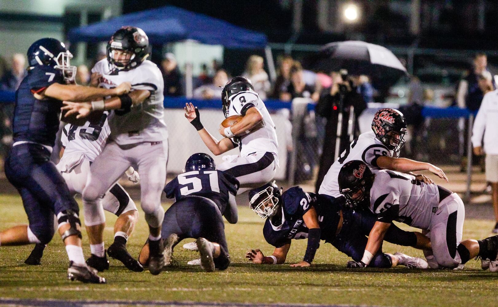 Franklin football beats Valley View Friday, Oct. 11