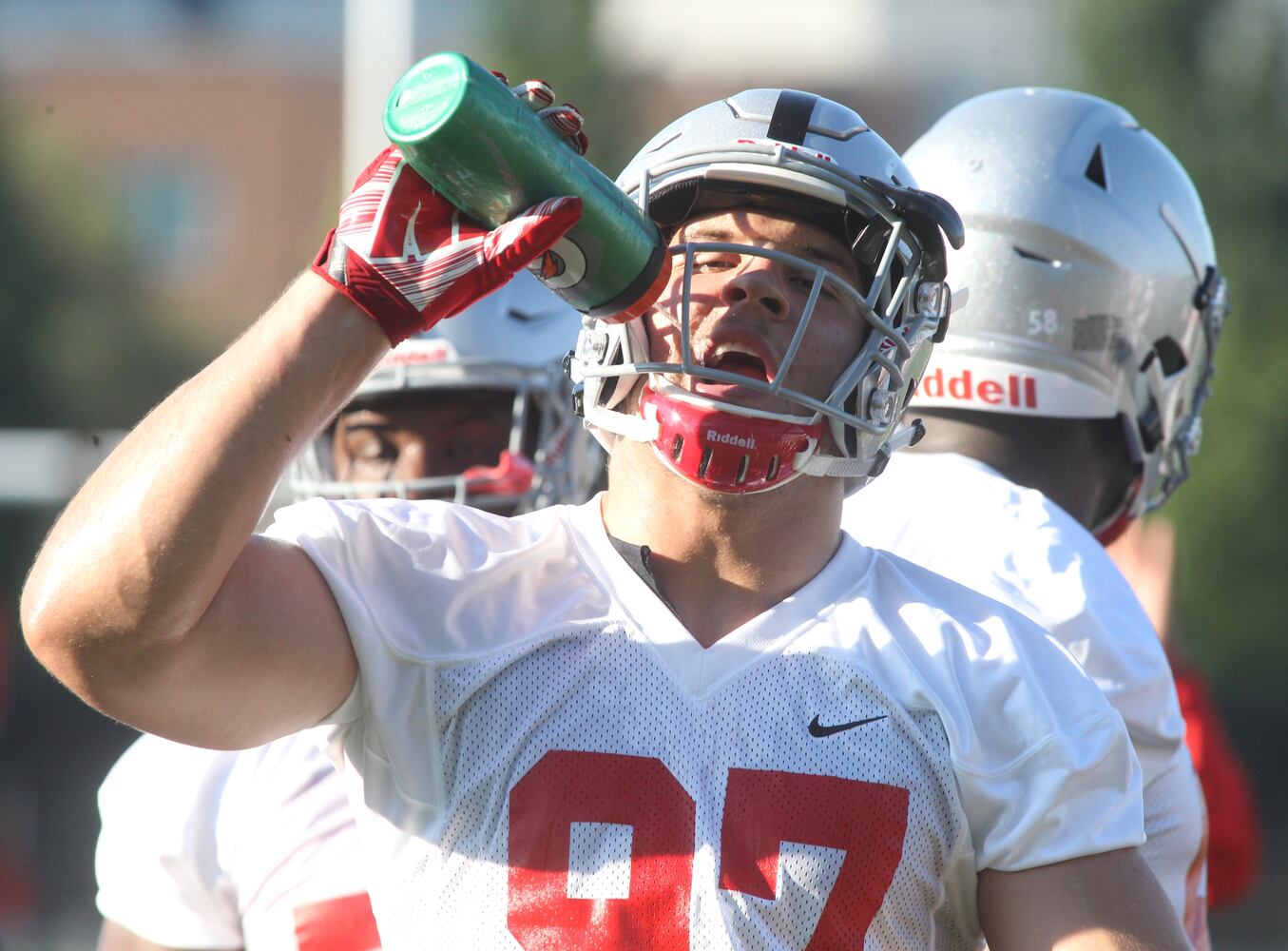 Ohio State freshmen begin practice