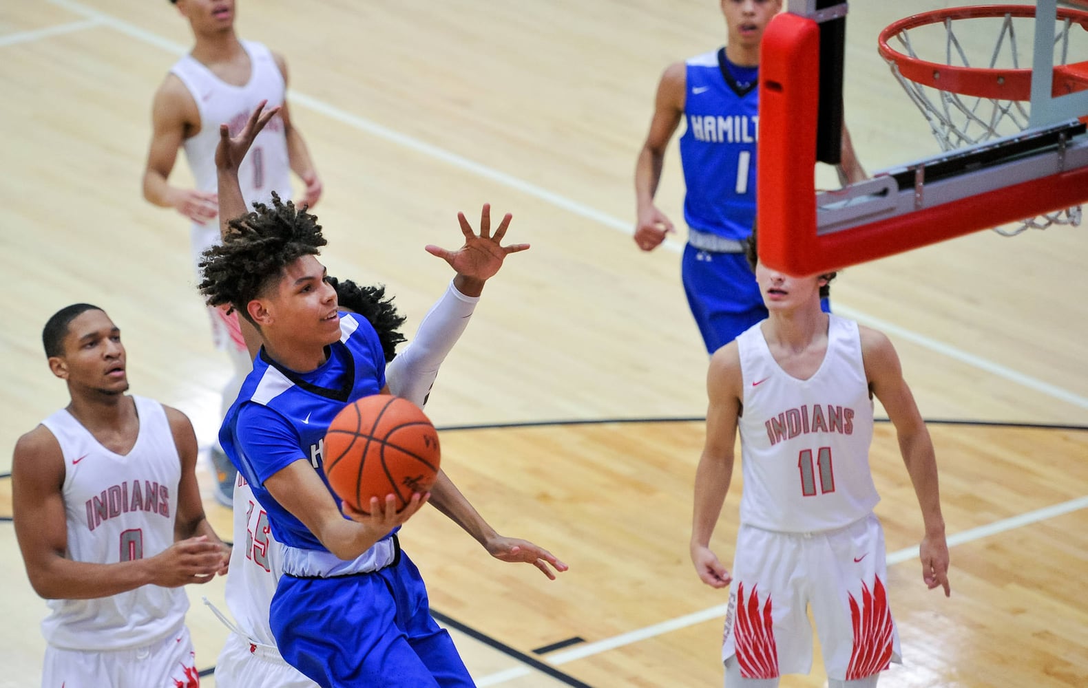 Fairfield vs Hamilton boys basketball