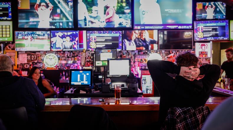 Sports gambling is coming to Ohio in 2023. JIM NOELKER/STAFF