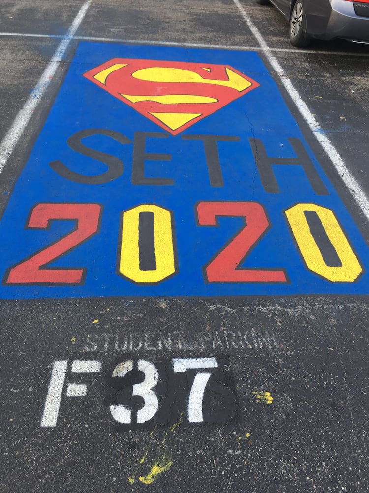 parking lot spaces