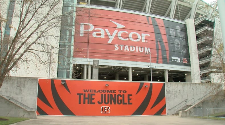 The Cincinnati Bengals signed a naming rights agreement with Paycor in August. LOT TAN/WCPO