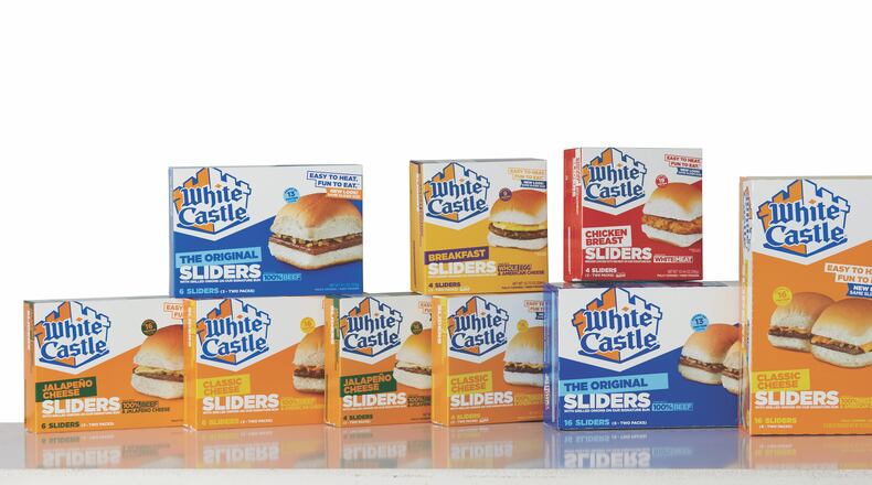 White Castle Sliders for retail. The magic begins in Vandalia. Company photo