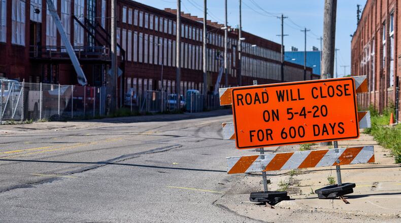 Construction continues at Spooky Nook Sports Champion Mill Monday, May 4, 2020 in Hamilton. NICK GRAHAM / STAFF