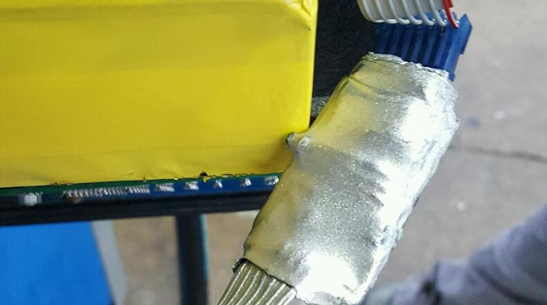 Butler County auditor inspectors found skimmers at the Fairfield Food Mart and the BP gas station in Hamilton on Saturday, Dec. 17, 2016.