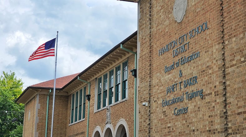 Hamilton City School District board of education building on Dayton Street in Hamilton. NICK GRAHAM/STAFF