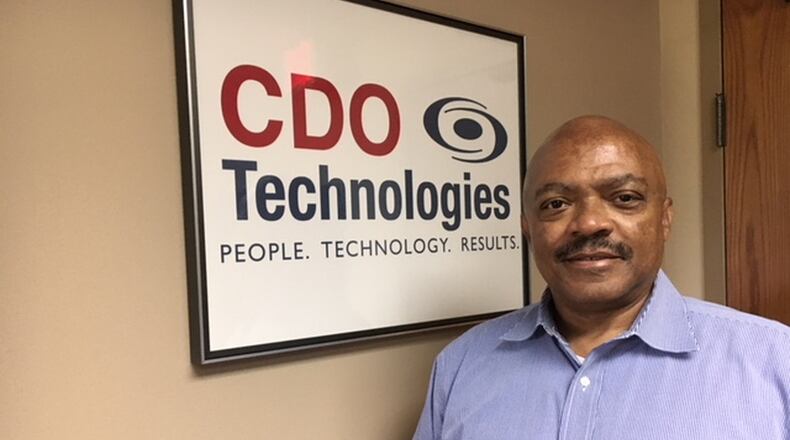 Al Wofford, founder and president of Riverside IT defense contractor CDO Technologies, says landing the right contracts has spurred the company to new growth. THOMAS GNAU/STAFF