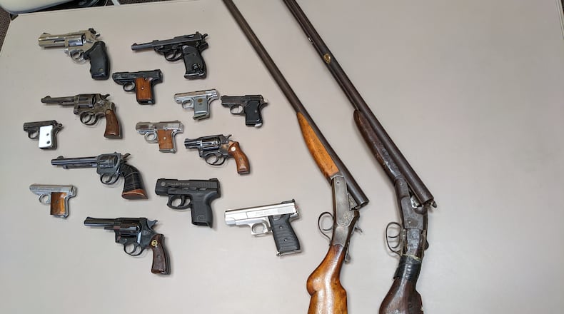 Fourteen guns were removed from local streets this weekend during a gun buyback program in Hamilton hosted by Street Rescue. CONTRIBUTED