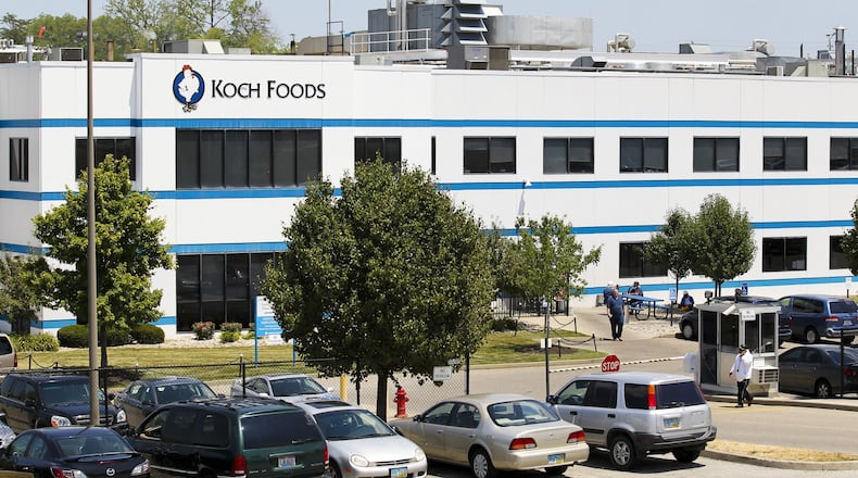 Koch Foods in Fairfield, which has 1,050 employees, plans to hire for 150 new positions. The company is one of Butler County’s top employers. STAFF FILE PHOTO