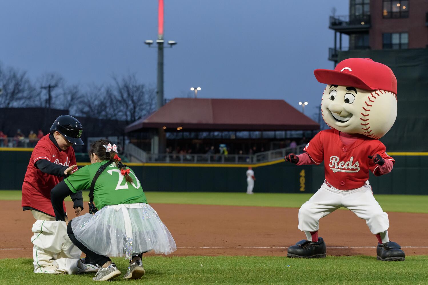 PHOTOS: Cincinnati Reds vs. Reds Top Prospects at Day Air Ballpark