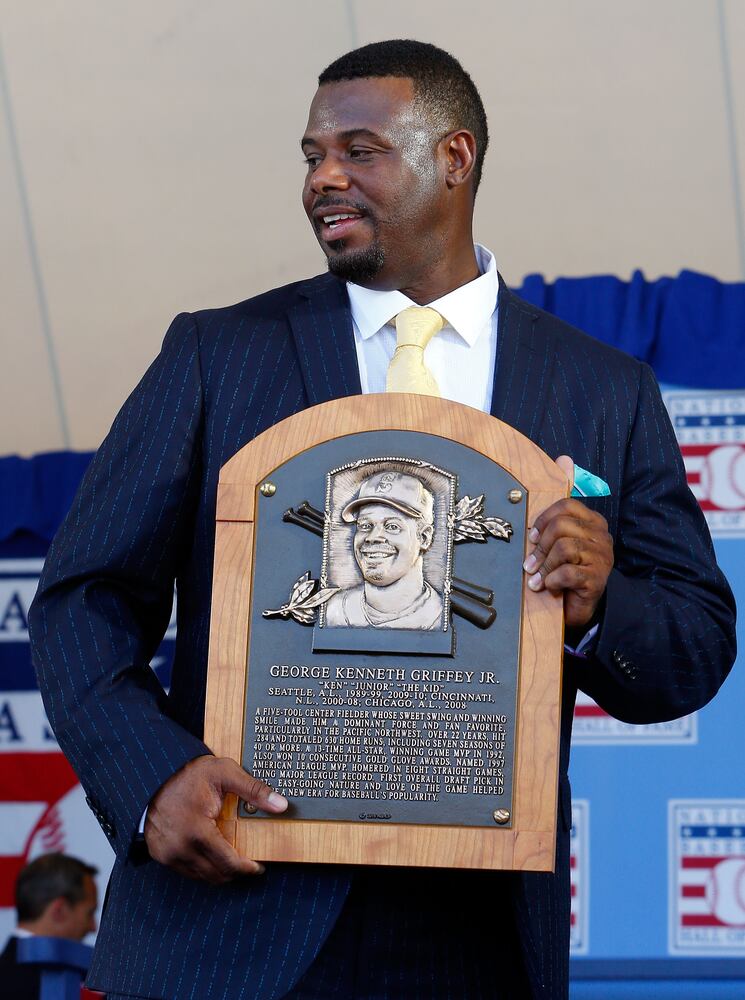 Ken Griffey Jr. inducted into Baseball Hall of Fame