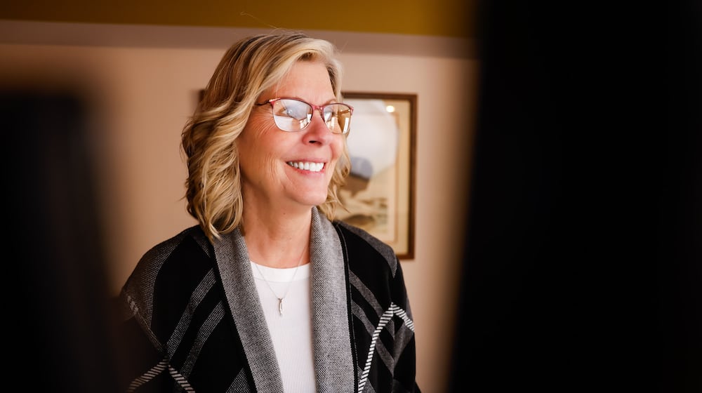 Ann Banks is retiring at the end of March with 47 years under her belt at The Chamber of Commerce Serving Middletown, Monroe and Trenton. NICK GRAHAM/STAFF