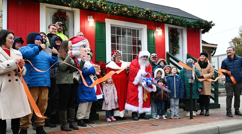 The city of Hamilton's Santa's House in front of the Historic Butler County Court House reopens for the season after a renovation with a significant investment from the Hamilton Community Foundation. Santa's House 4 to 8 p.m. Friday, Nov. 22, Friday, Dec. 6, and Friday, Dec. 13; noon to 8 p.m. on Friday, Nov. 29 and Saturday, Nov. 30, Saturday, Dec. 7, Saturday, Dec. 14, and Friday Dec. 20 until Monday, Dec. 23; and noon to 6 p.m. on Sunday, Nov. 24, Sunday, Dec. 1, Sunday, Dec. 8, and Sunday, Dec. 15 MICHAEL D. PITMAN/STAFF