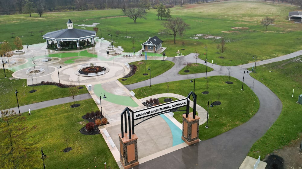Two projects to improve pedestrian and biking opportunities along Bicentennial Commons Park in Monroe were approved Tuesday night by City Council. NICK GRAHAM/STAFF