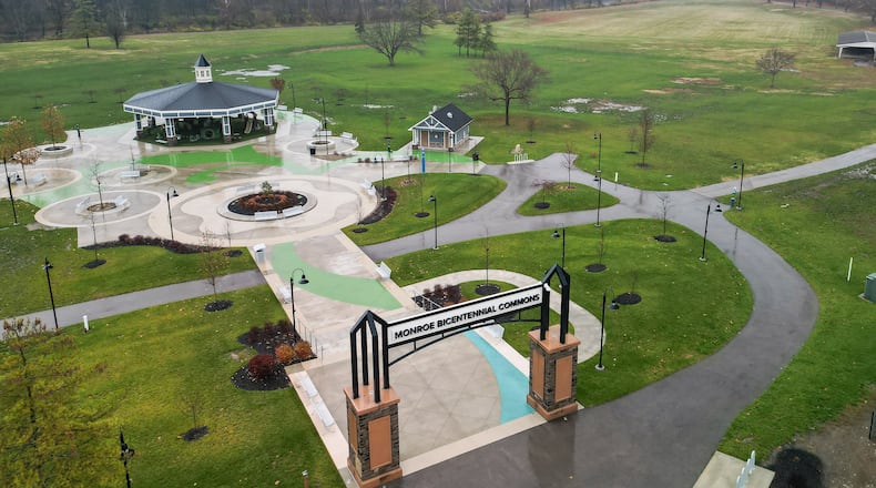 Two projects to improve pedestrian and biking opportunities along Bicentennial Commons Park in Monroe were approved Tuesday night by City Council. NICK GRAHAM/STAFF