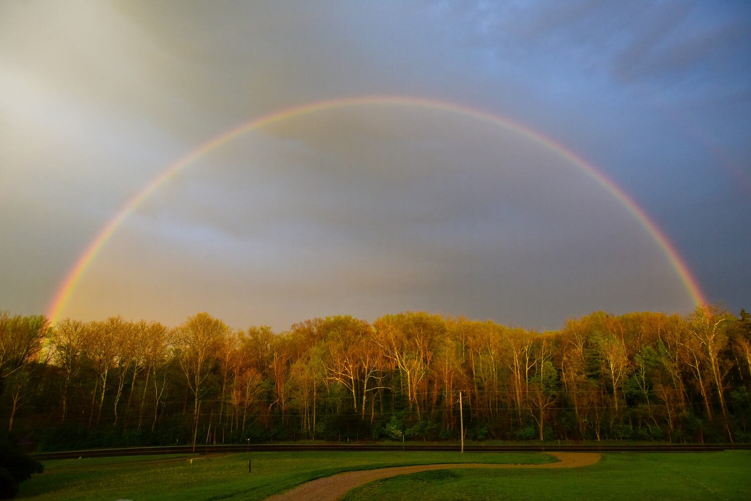 PHOTOS: Double rainbow touches Miami Valley