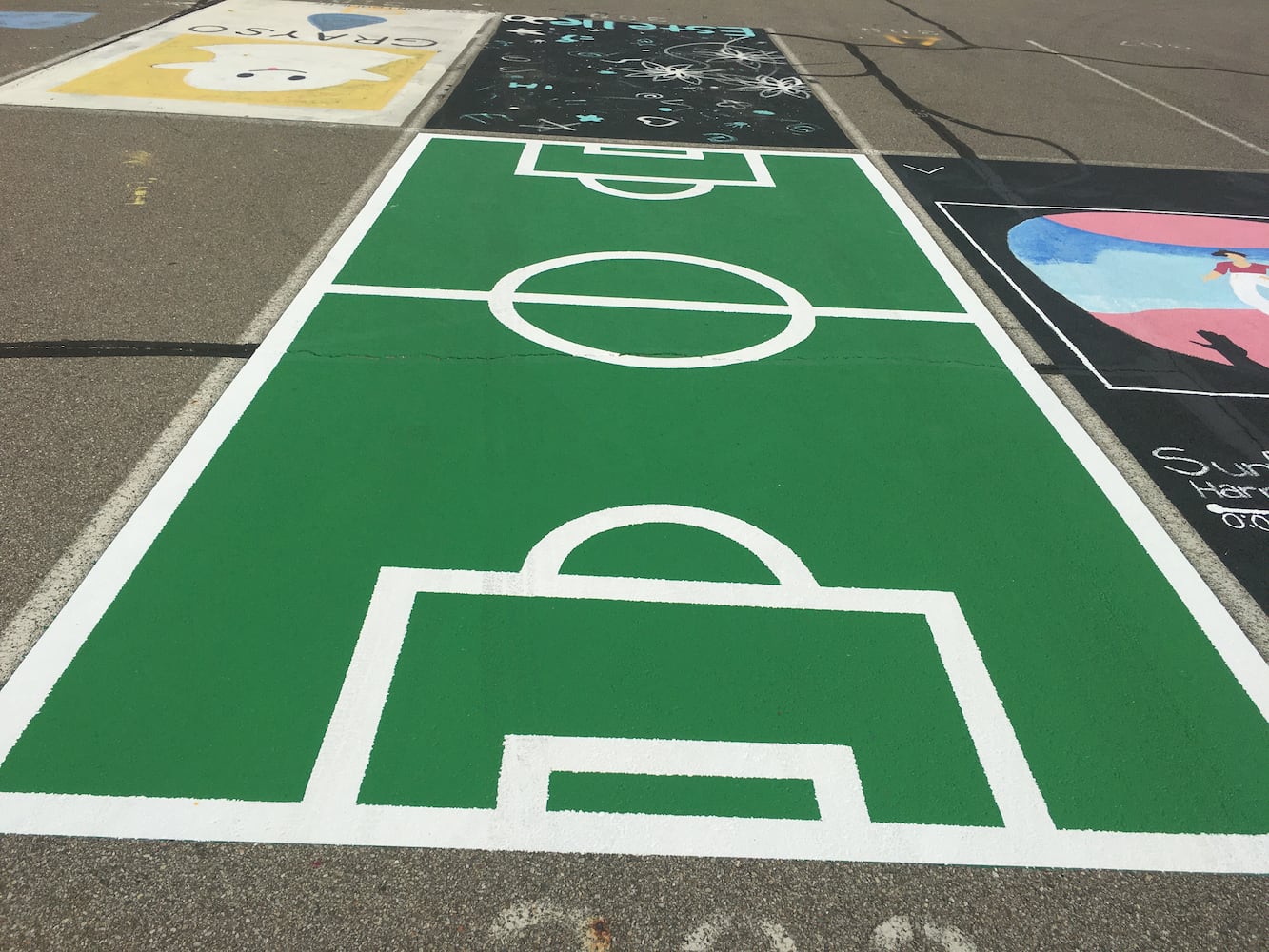 Lakota West High School parking lot spaces